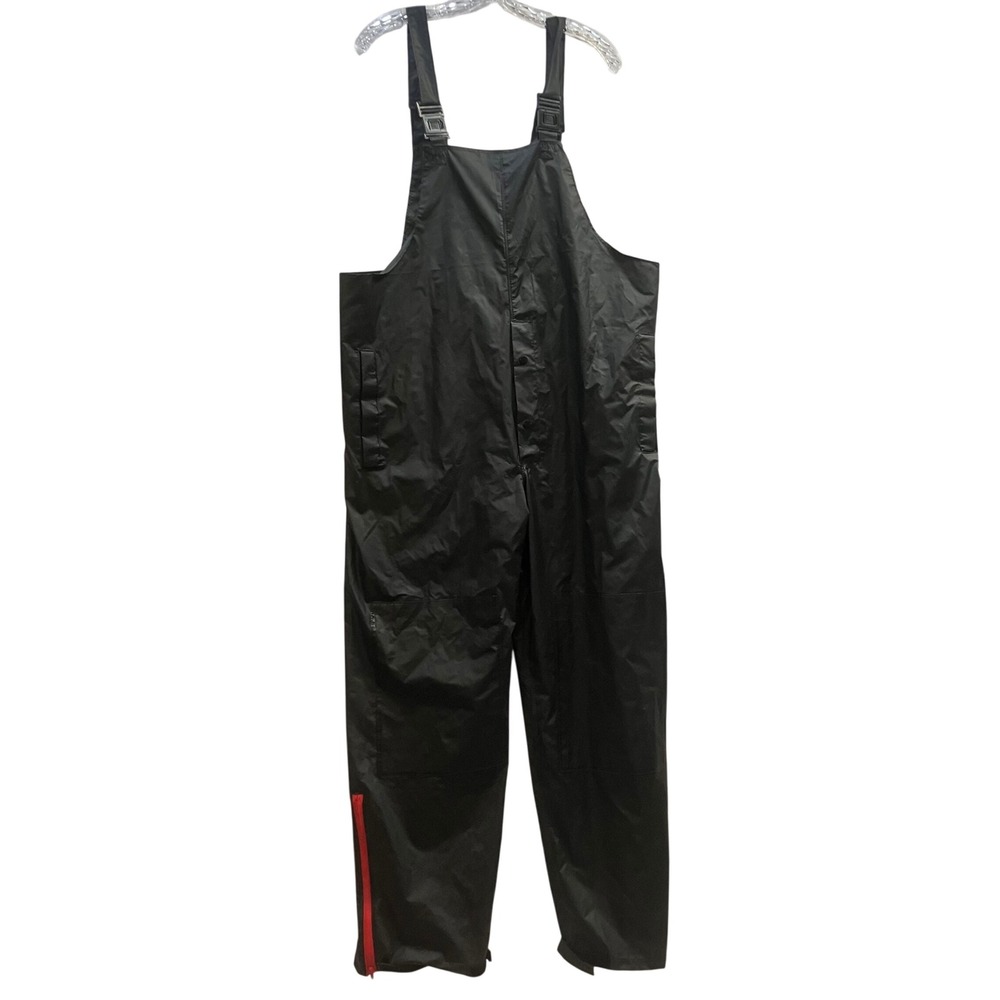Avid 4519 Black Waterproof Bib Overalls Mens‎ Small Rain Pants Gorpcore Techwear